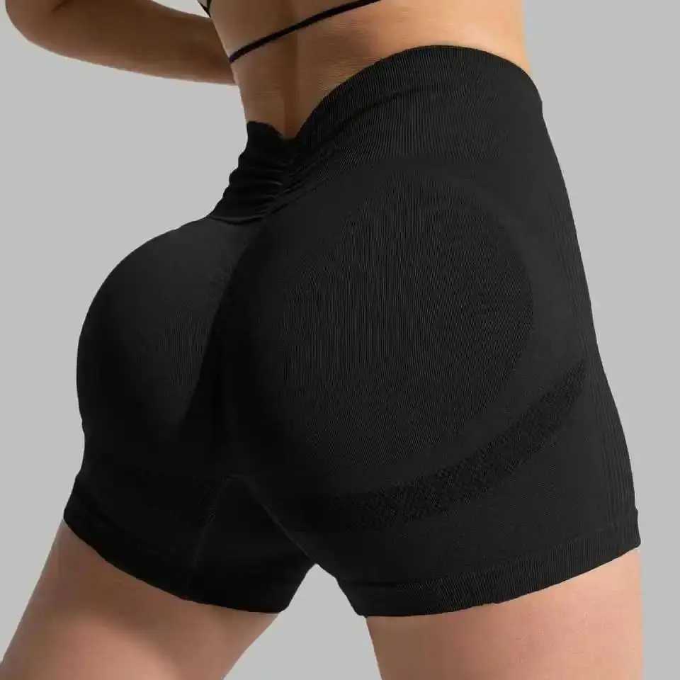 Womens Tight Seamless High Waist Yoga Pants Quick Dry Breathable Running Sports Fitness ShortsXJ250111