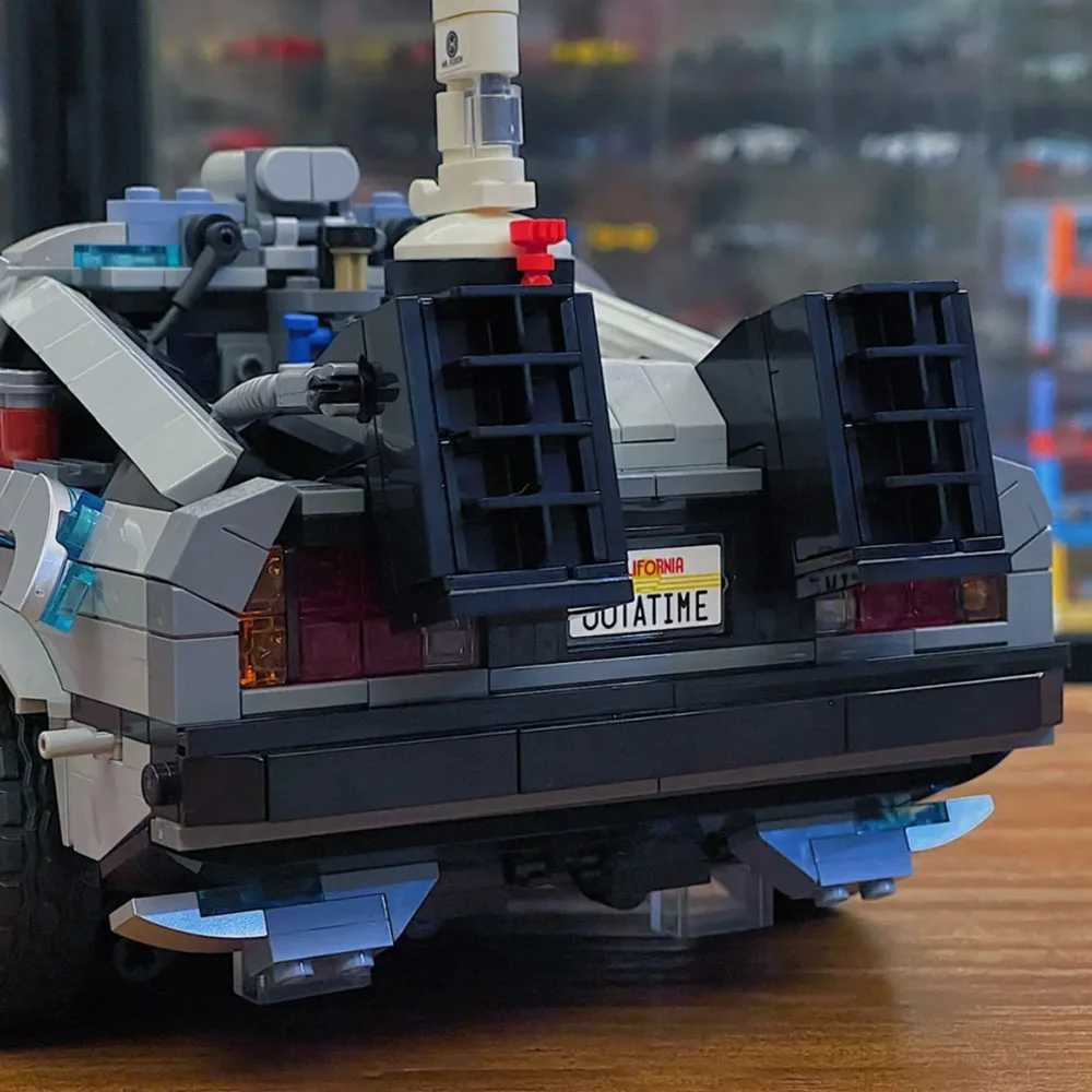 2024 NEW Back to the Future Time Machine Compatible 10300 Building Blocks Technical Car Bricks Construct Toys Gifts Spot goodsXJ250102