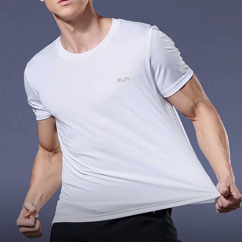 Mens sports shirt short sLeeved running sports shirt mens fast drying fitness shirt top-level shirt mens sports shirt W250111