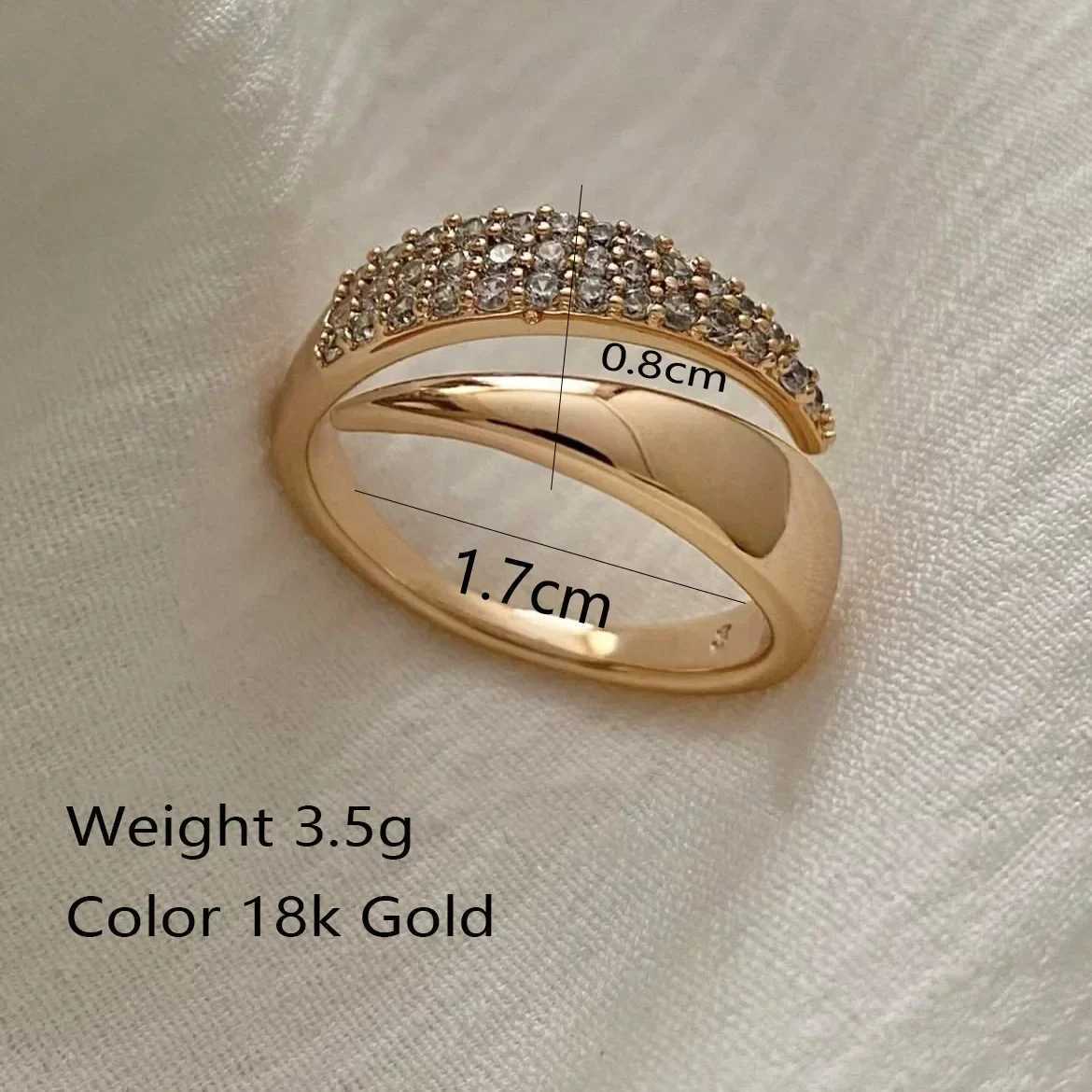 2024 New Stainl Steel 18 K Gold Plated Sun Rings for Women Natural Stone Inlaid in Hollow Metal Texture Ring Tren JewelryXJ250110