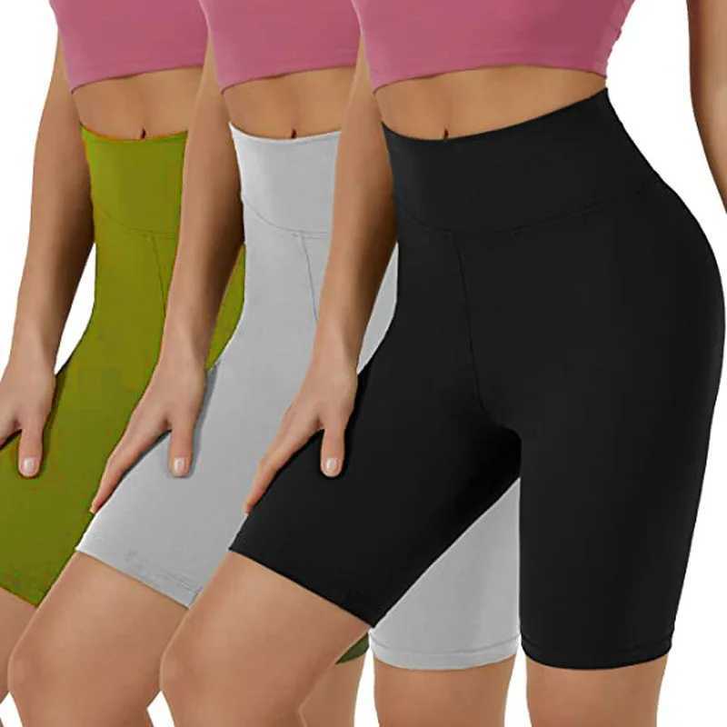 Womens Sports High Waist Yoga Shorts Fitness Running Cycling Quick Drying Breathable Womens Fitness Bottom 5 Point Yoga ShortsXJ250111