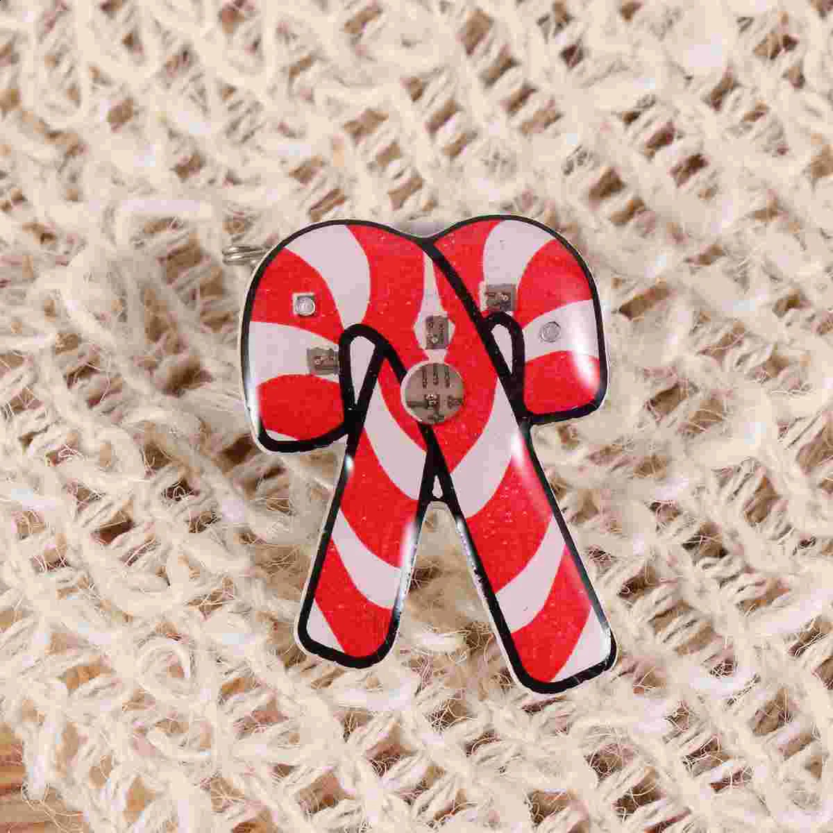 25pcs Christmas LED Glowing Santa Claus Snowman Xmas Tree Brooch Luminous Enamel Pin Badge Fashion Jewelry Gifts 250103