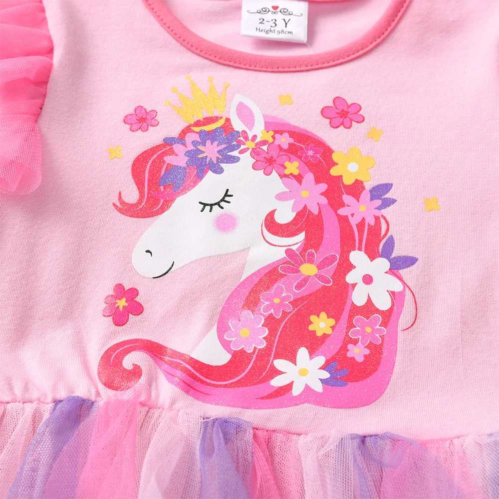 DXTON New Princess Dress Autumn Girls Long Sleeve Dress Irregular Grid Childrens Dress Flower Childrens Par Clothing W250111