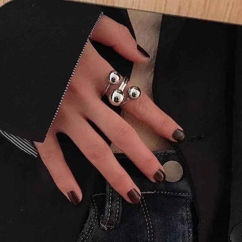 Shiny Ring Fashion Statement Pieces Fashionable Fashion Accories Punk Ring Accories Exquisite Craftsmanship Metal RingXJ250110