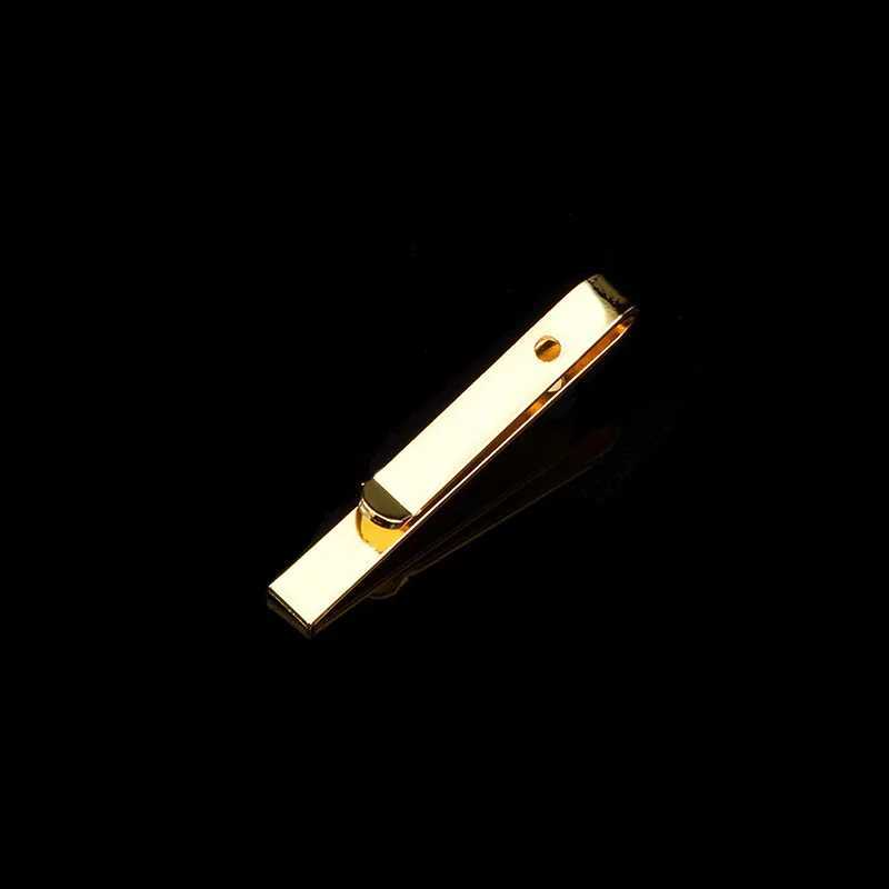 Tren Copper Mens Busin Black Metal Simple Tie Clip Exquisite Tie Pin Clip Wedding Fashion Jewelry Tie Pin W250111