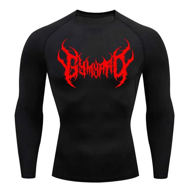 Compression sweatshirt long sleeved mens running T-shirt fitness suit quick drying sun protection bottom layer gym exercise W250111