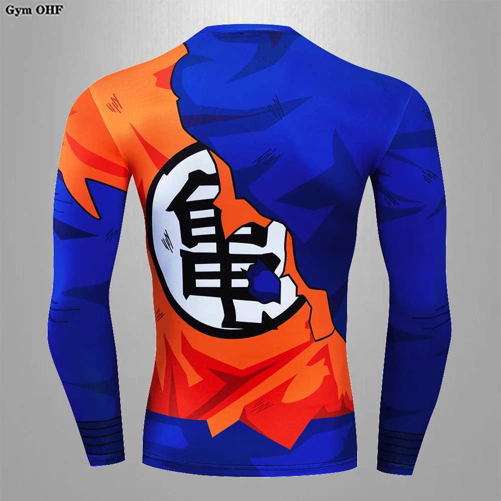 MMA Rashguard Jujutsu Bjj T-shirt Mens Compression Shirt Quick drying Gym Running Top Three way Boxing Shirt Mens T-shirt W250111