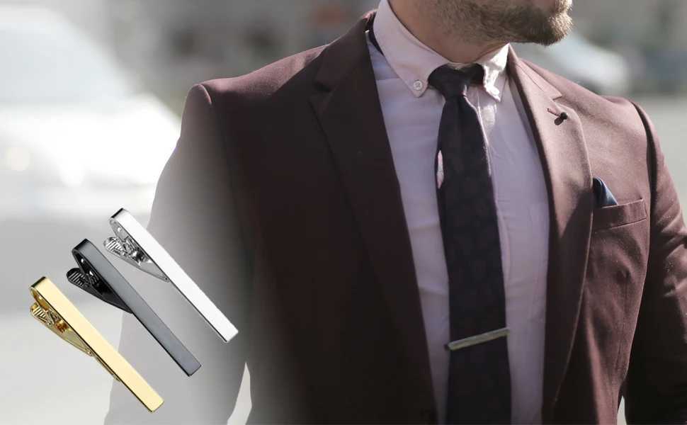 Wholesale mens tie clips suitable for wedding anniversaries Busin Fathers Day gifts and daily life W250111