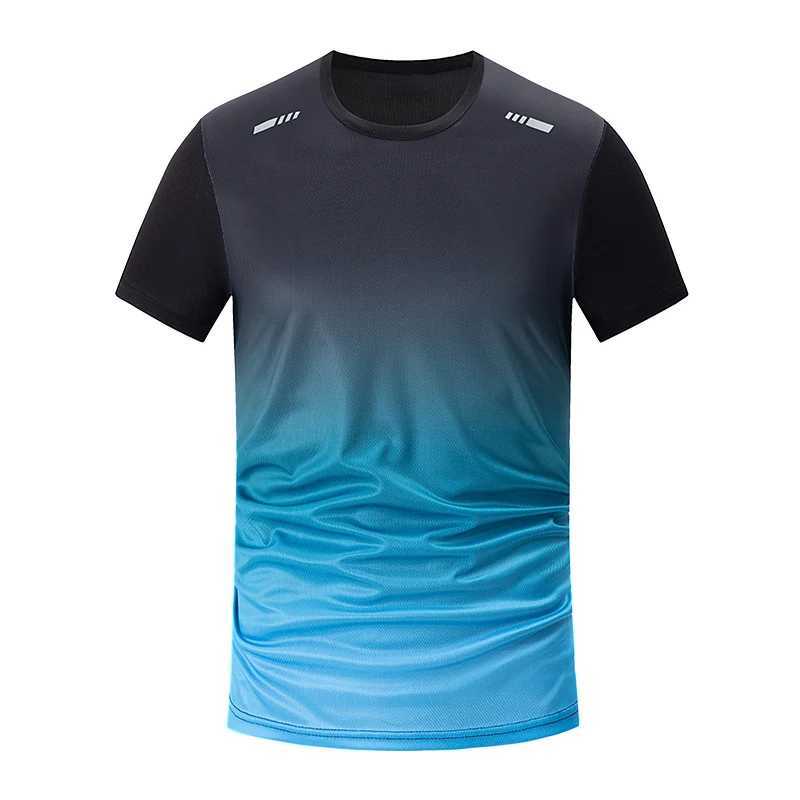 Mens gradient quick drying sportswear for teenagers casual clown short sleep multiple sizes mixed colors running fitness T-s W250111