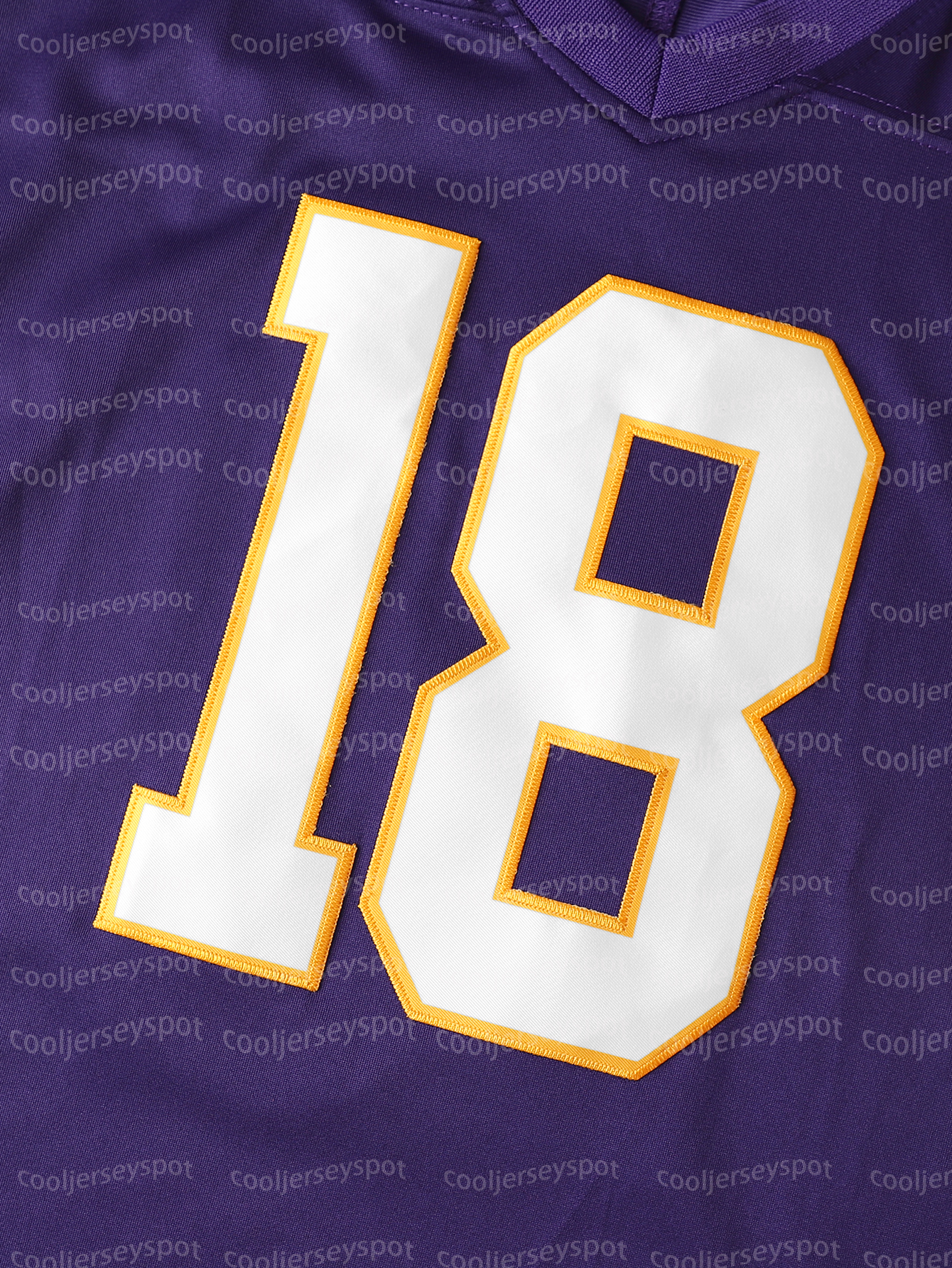 Custom Justin Jefferson Football Jersey McCarthy Hockenson Smith Embroidered Polyester Jersey
