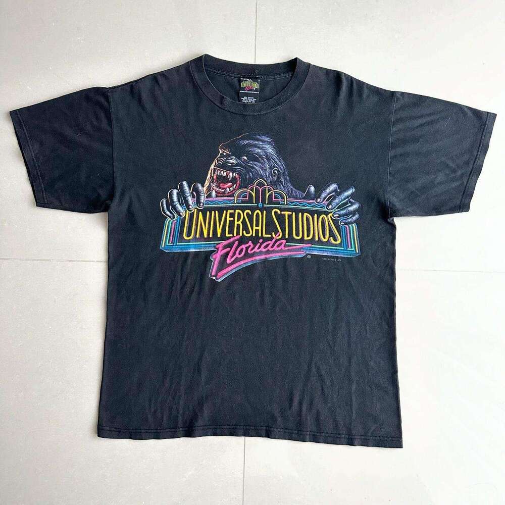 Universal Studios Printed Short Top Summer Design Round Neck Half Sleeve T-shirt
