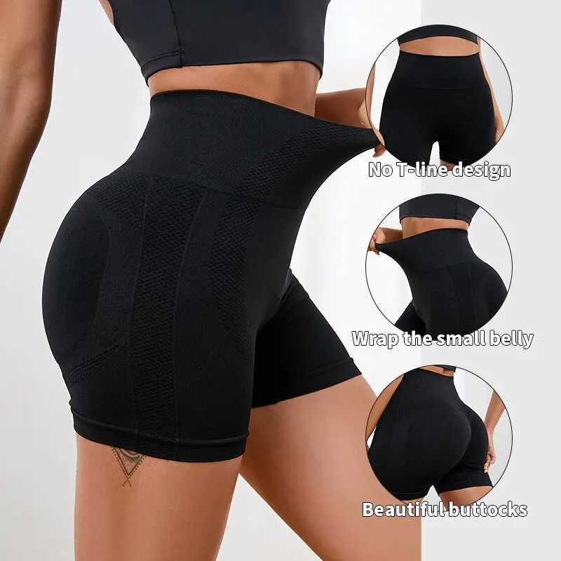 Women Yoga Shorts Fitness Seamless Push Up Trainning Qucik Dry Sportwear Shorts Casual Tummy Control Gym Cycling Shorts FemaleXJ250111