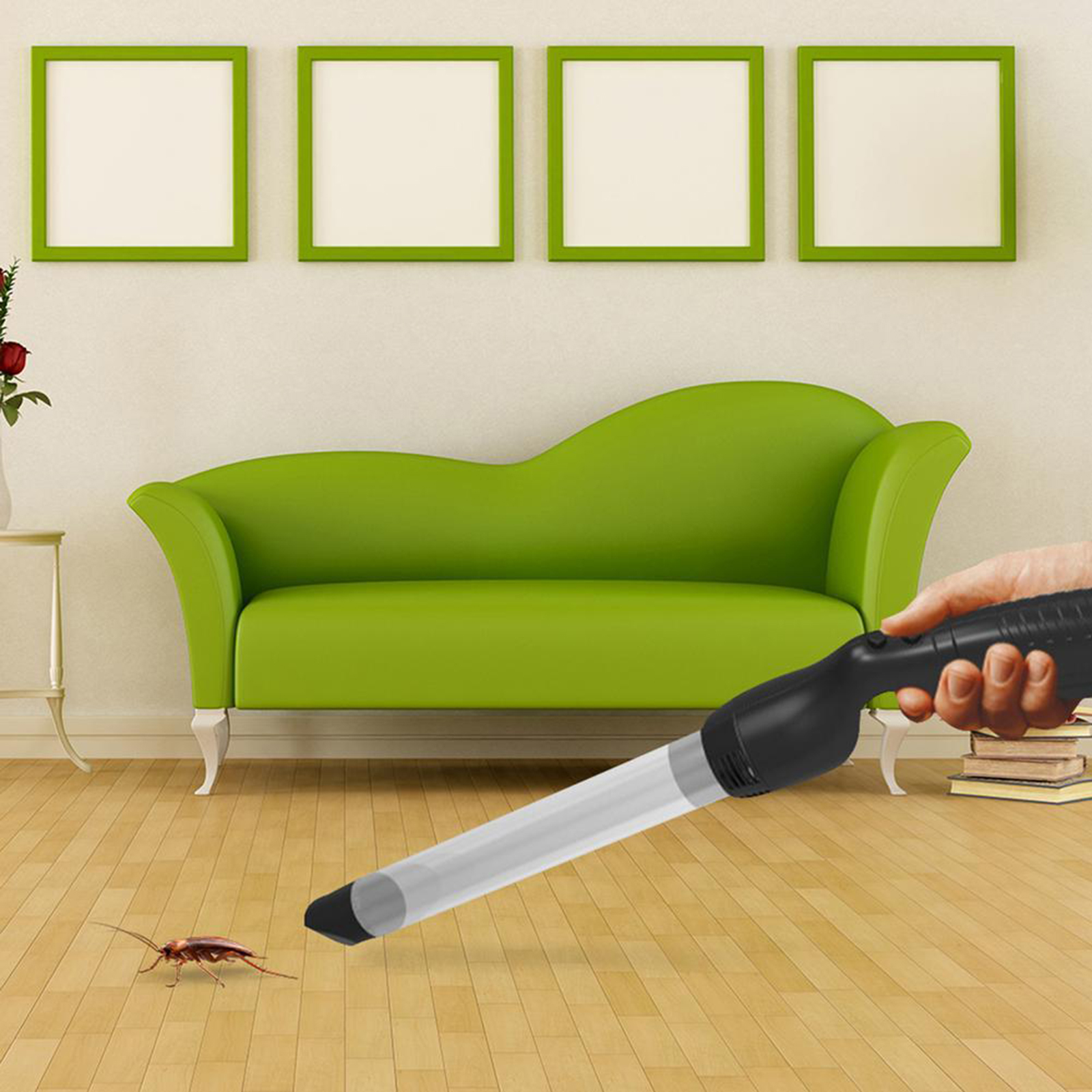 Portable Electronic Insect Repellent Sucker Tube Handheld Bug Vacuum LED Insect Catcher Trap Catcher Fly Bugs Buster Insect Kill