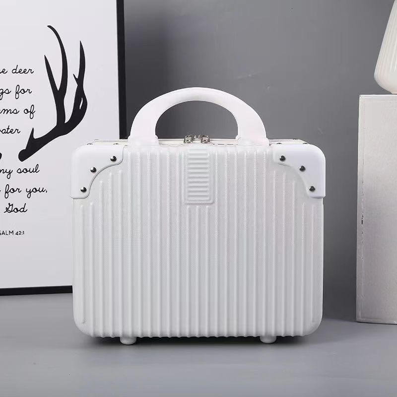 Mini Suitcase 14 Inch Makeup Small Luggage Portable Storage Box Gift Box Creativity