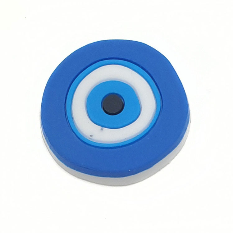 PVC Eyes Blue Flowers Buckle Accessories Adult Sandals Shoe Charms Fit Holiday Gifts