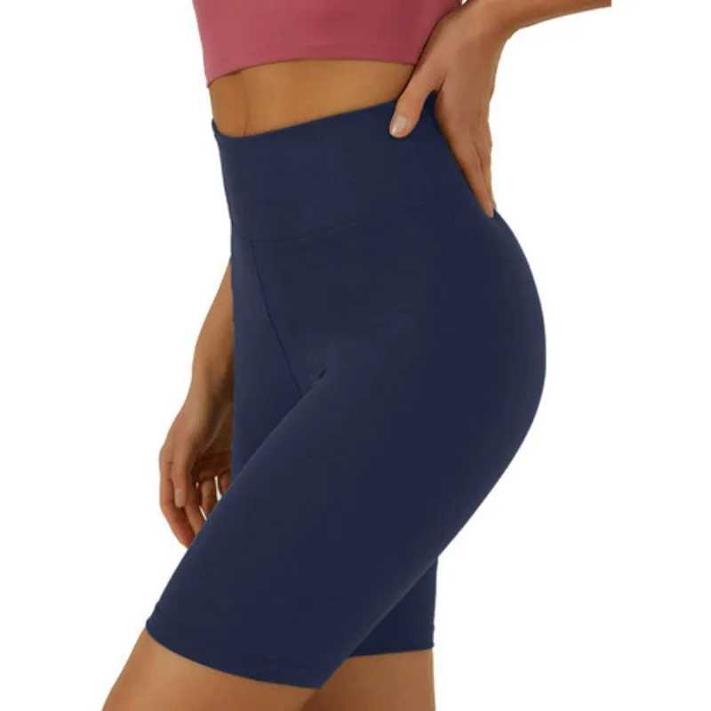 Womens Sports High Waist Yoga Shorts Fitness Running Cycling Quick Drying Breathable Womens Fitness Bottom 5 Point Yoga ShortsXJ250111