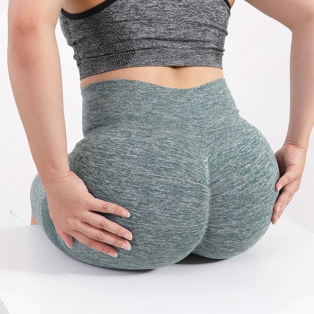 Women Butt Lifting Yoga Shorts Elastic Workout High Waist Tummy Control Ruched Booty Pants Seamless Gym Compression Tights NewXJ250111