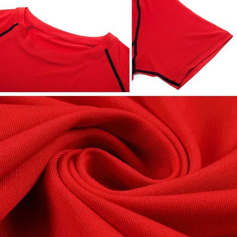 Sports short sLeeved running T-shirt fitness quick drying compression shirt elastic tight fit sports mens gym W250111
