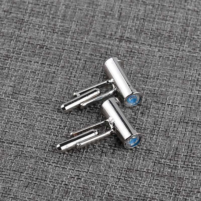 Blue crystal hourglass cufflinks mens Canadian French shirt cufflinks mens tie clip cufflinks fashion boy friend gift W250111