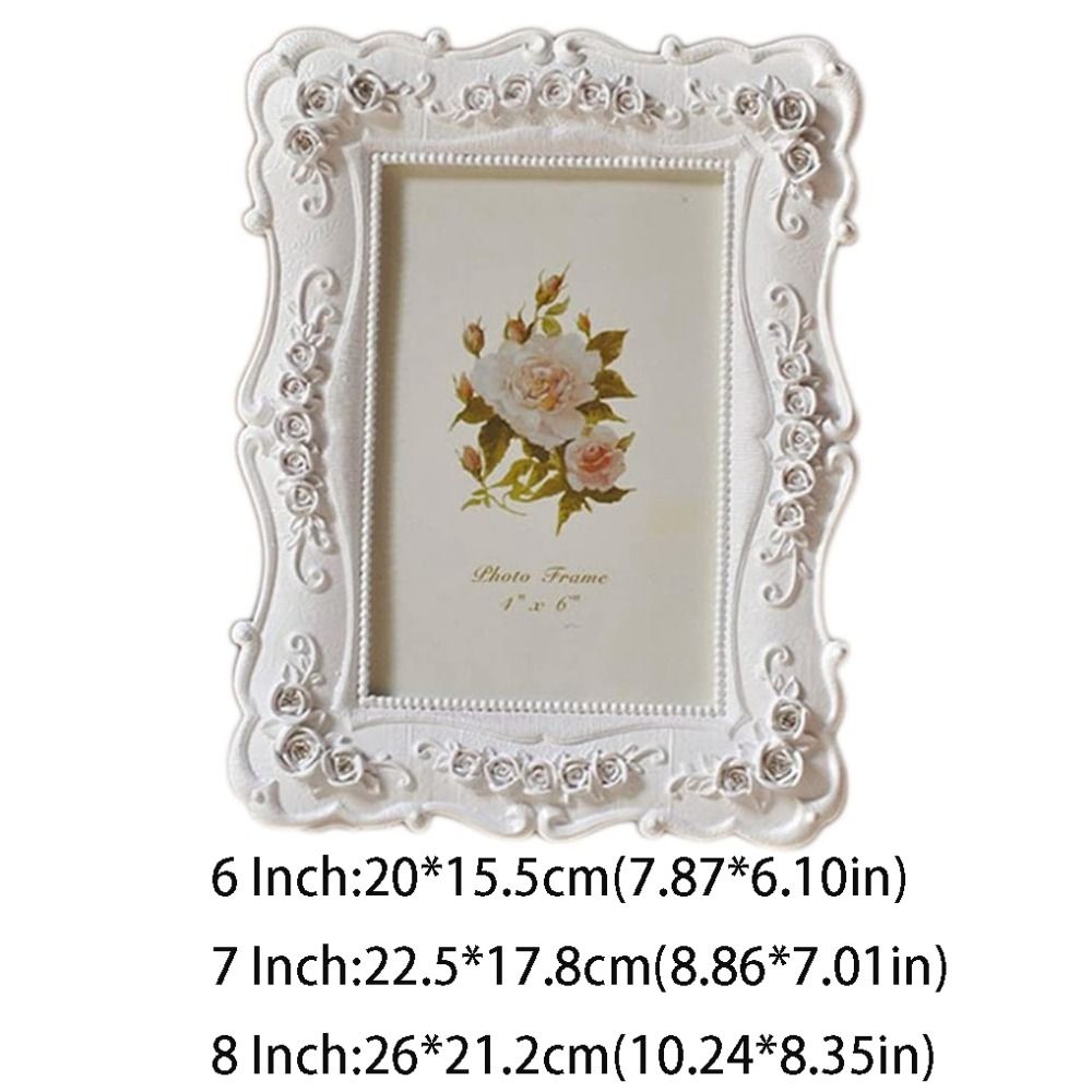 Retro White Display Poster Home Decoration Wall Hanging Photo Frame H260306