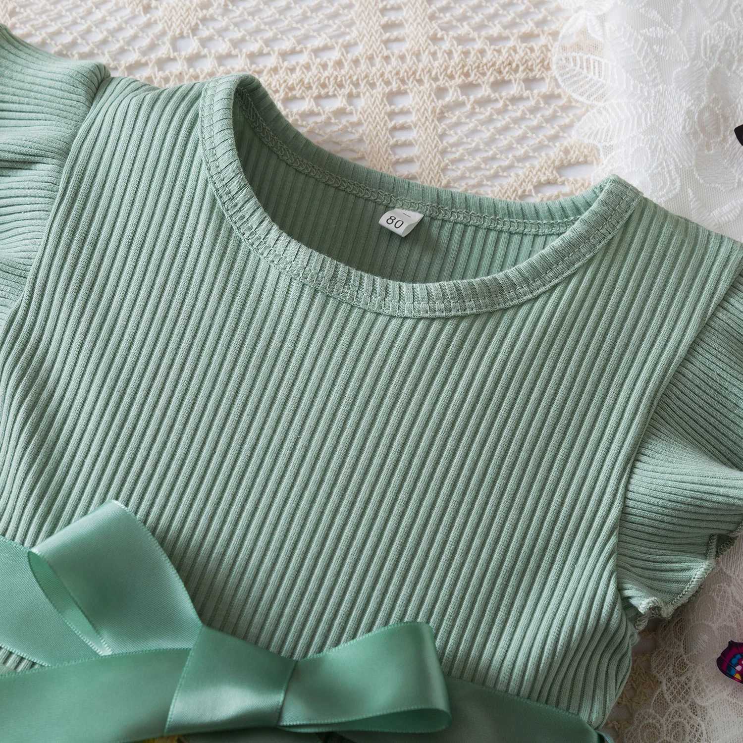 Cute Baby Girl Embroidered Flower Dress Princess Par Tulle Flower Dress Preschool Baby Girl Mesh Tutu Dress 1-5 Years Clothing W250111