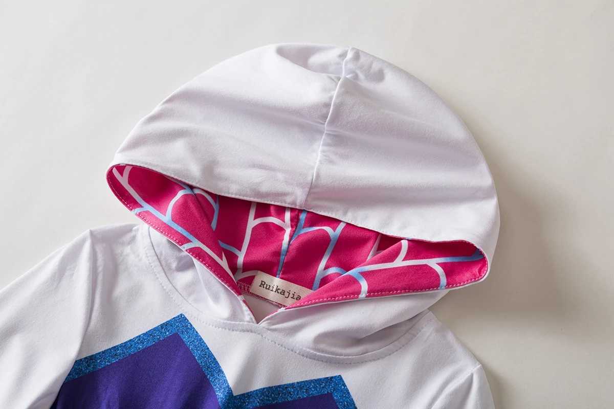 Ghost Spider Inspired Costume Spider Gwen Inspired Costume Ghost Spider Hoodie Spider W250111