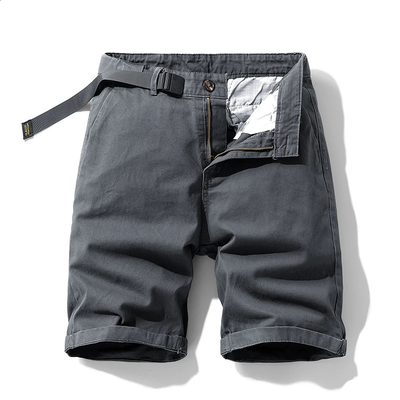 Summer Cargo Shorts Mens Fashion Loose Fifth Pants Casual Versatile Youth Straight Beach Middle 250108
