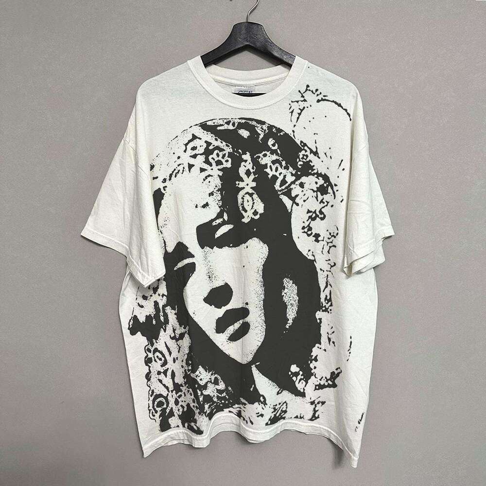 Inspiration Basic Wash Creative Short T-shirt Street Trendy Versatile Non Gender Half Sleeve