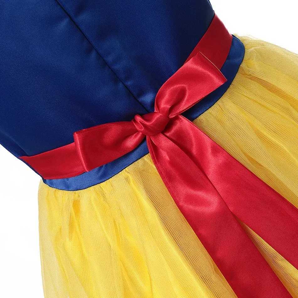 Snow White Dress Childrens Clothing and Cape Town Headwear Halloween Carnival Birthday Party Role Playing Childrens Clothing W250111