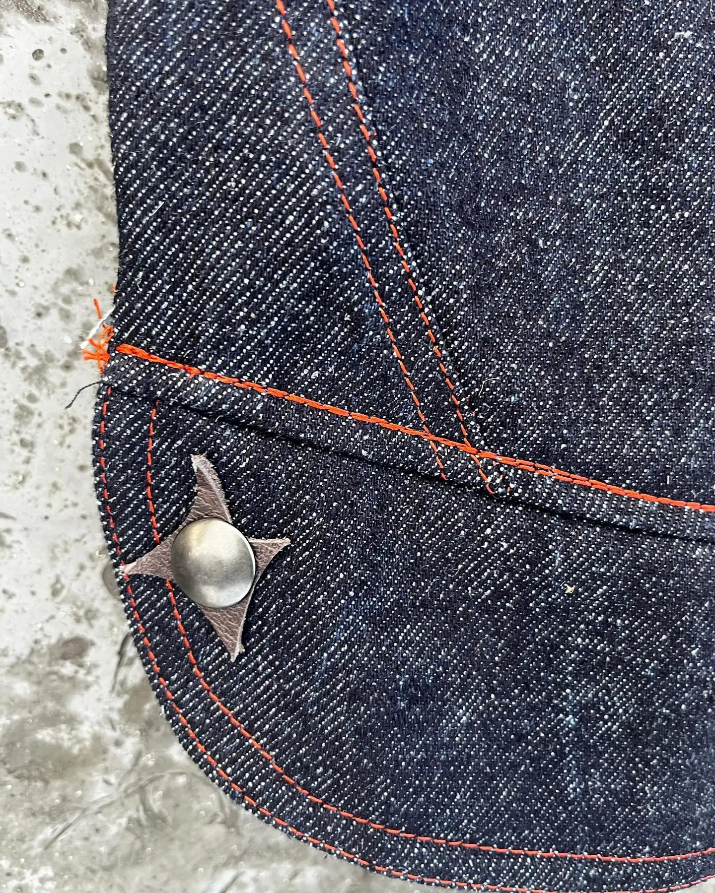Star Embroidery Dark Blue Washed Retro Denim Jacket Punk Loose Multiple Pockets Double Collar Zipper Jacket Fashion Men Clothing 250110