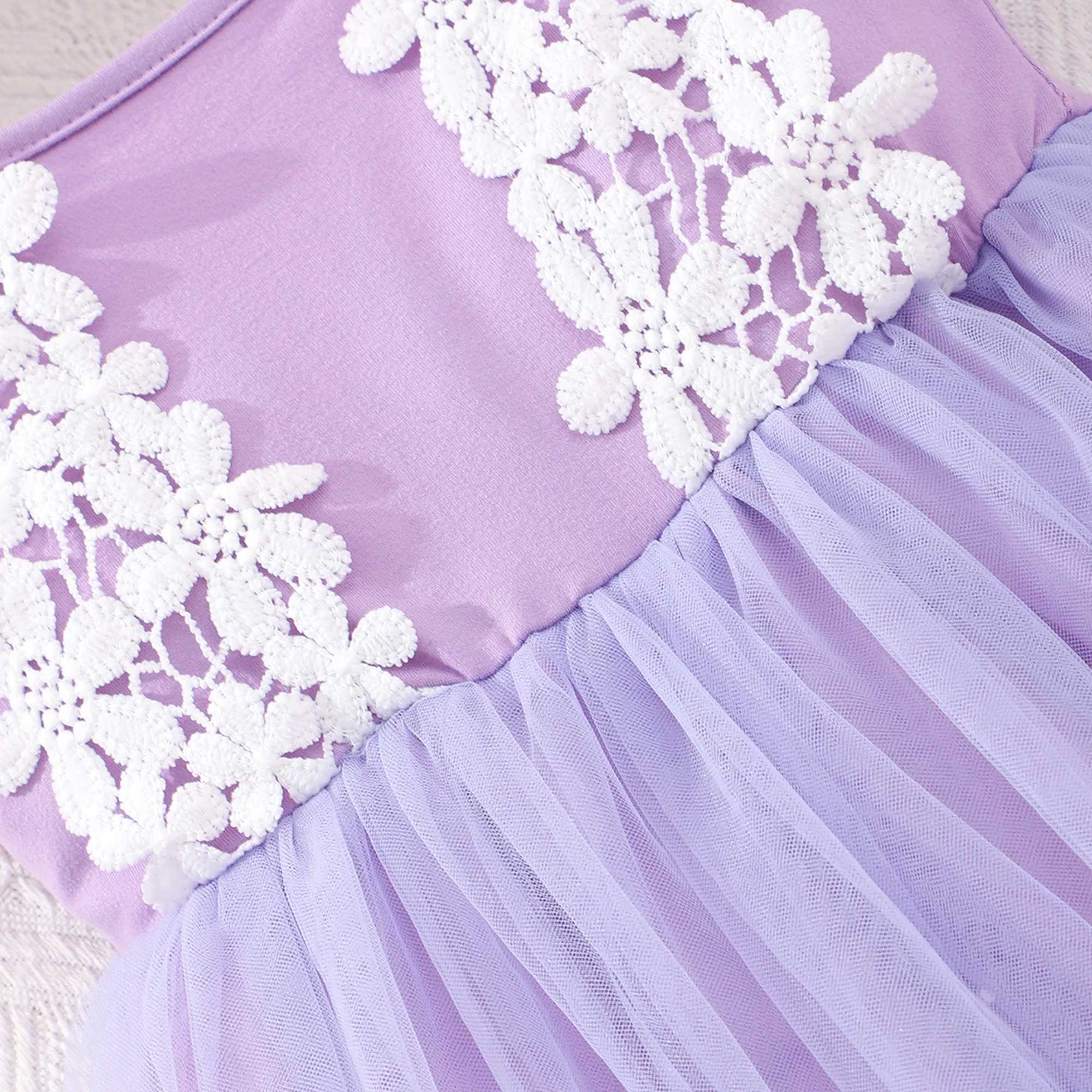 Able Lace Suspended Tutu Girls Dress Sweet Fashion Sundress Summer W250111