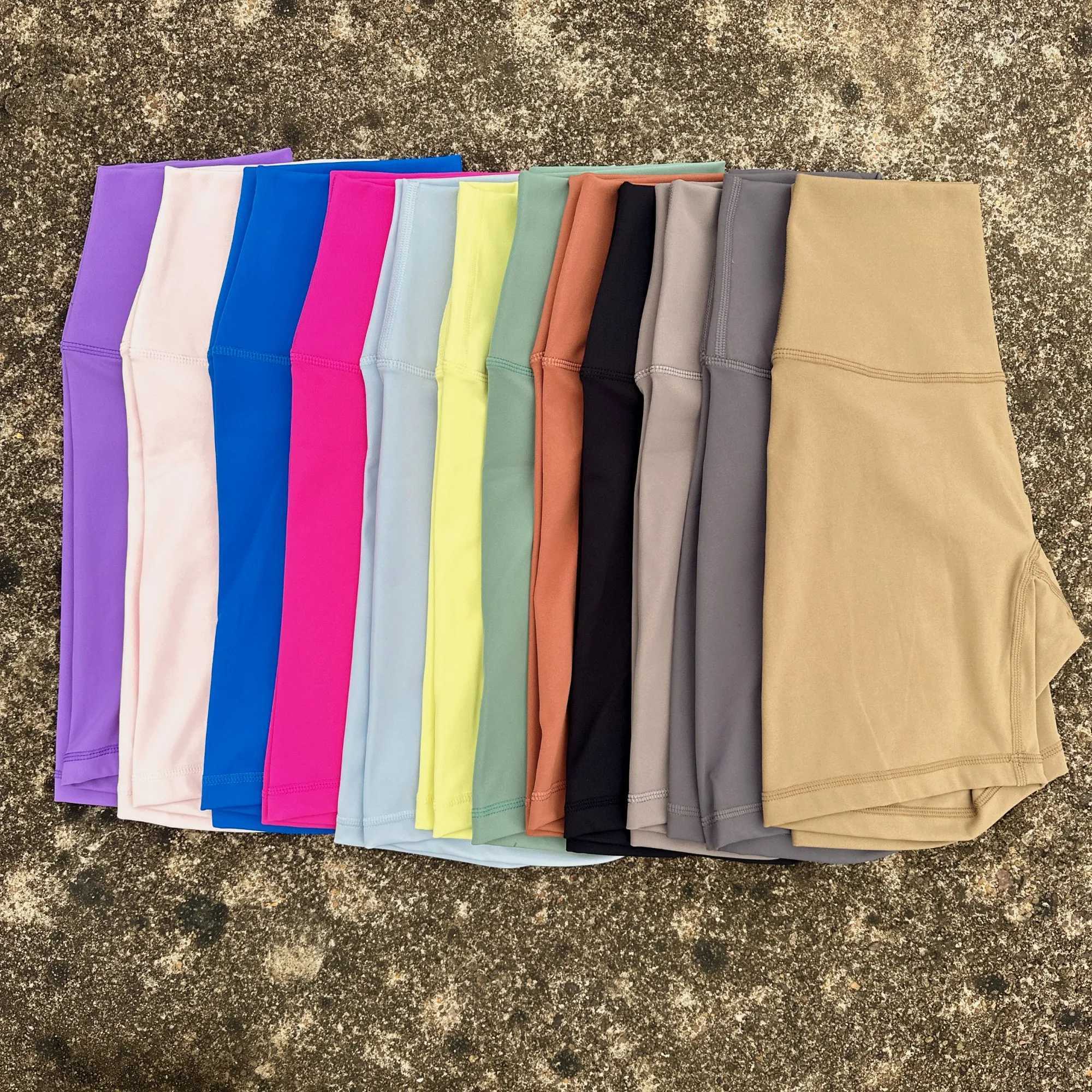 Solid color bicycle womens sports yoga short leg compression support sweat Wickin comprehensive training jogging inner bagXJ250403