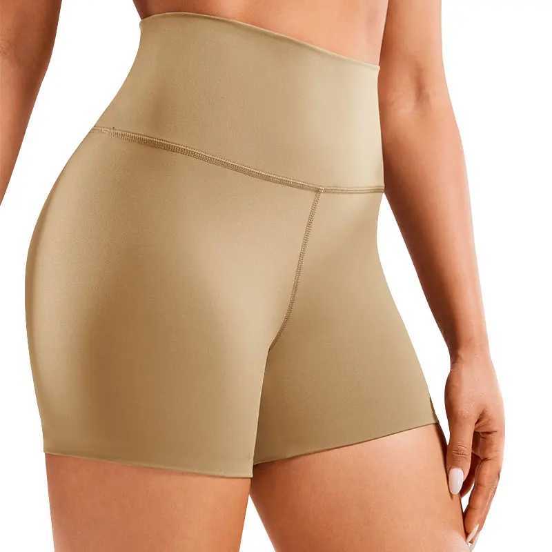 2024 Newest Yoga Shorts For Women High Waisted and Hip Lifting Shark Pants With Elastic Wide Waistband Base Workout ShortsXJ250111