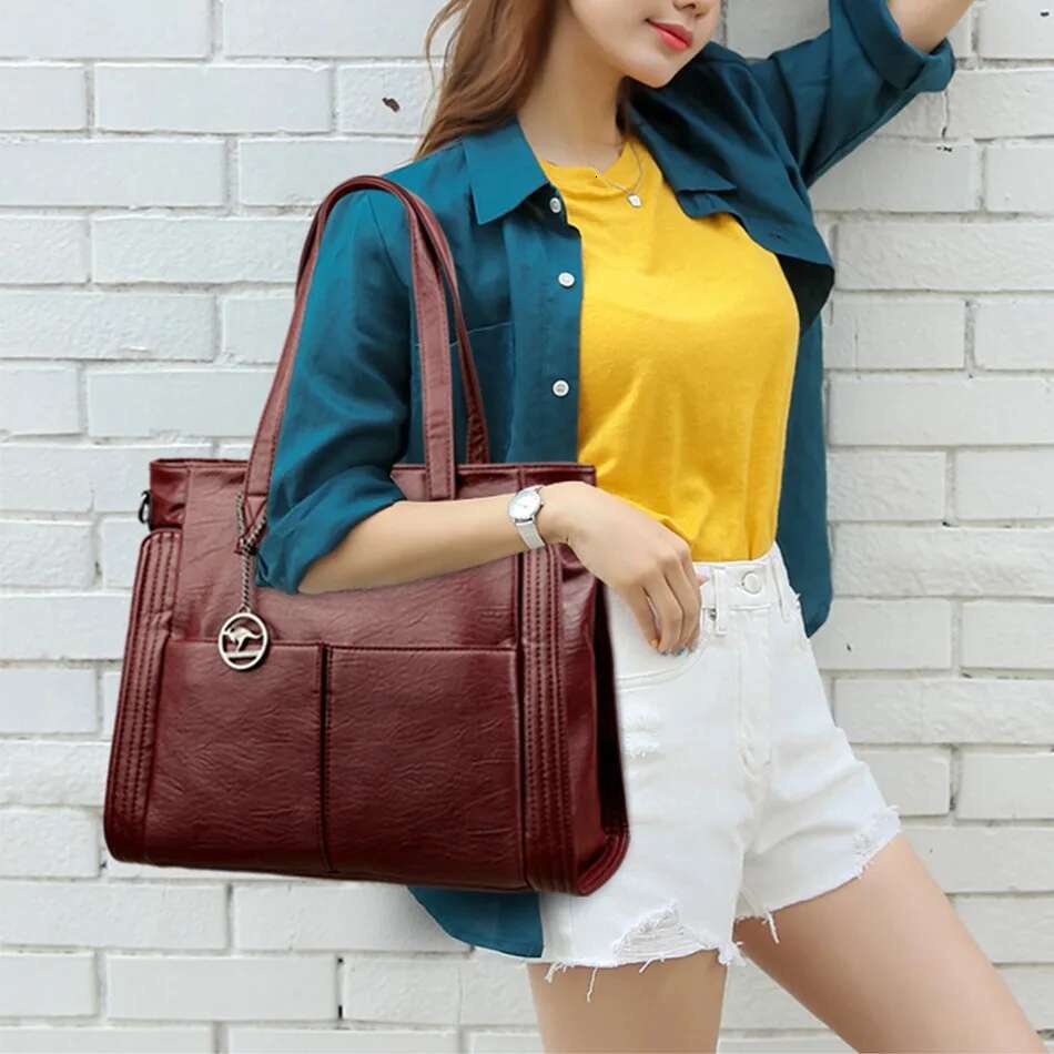 Genuine Brand Handbag Designer High Quality Leather Handbags Large Capacity Shoulder Crossbody Bags For Women