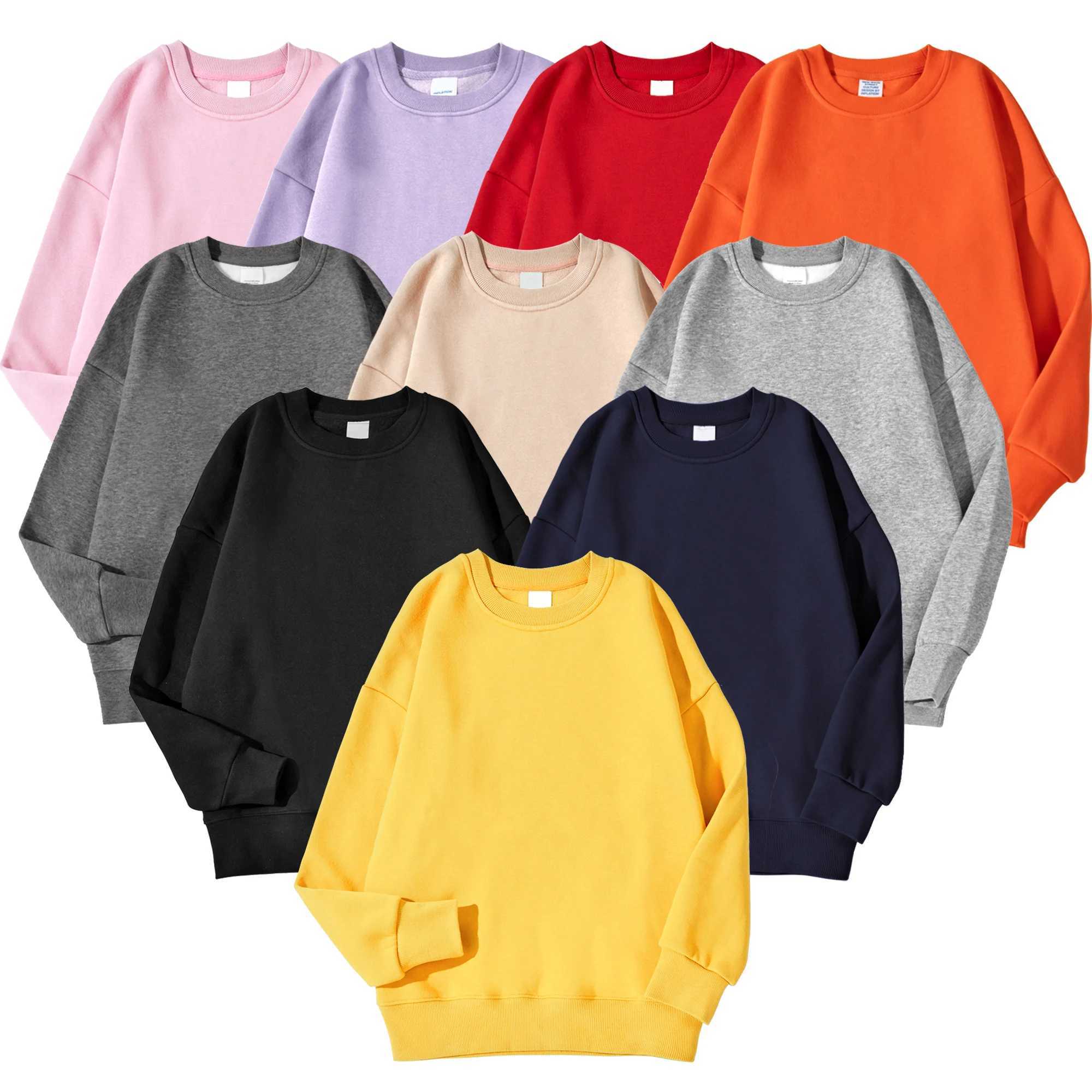 Candy Solid Color Mens/Womens Sportswear New Autumn Winter Casual Cotton Zipper Hoodie Street Brand Clothing Thick Sportswear W250110