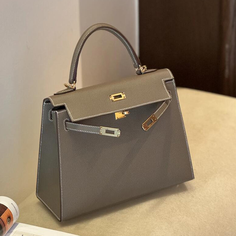 Designer Handbag Leather Orange Black crossbody Purse Women's Shoulder Bag Fashion Lock and Key Handbag16