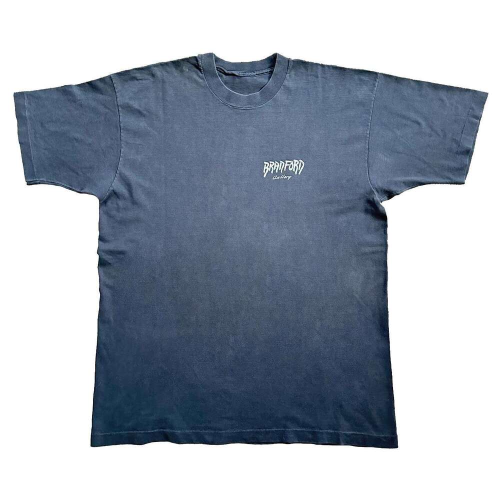 2024 Spring/Summer New Short sleeved T-shirt Men's Kurt Cobain Printed Top