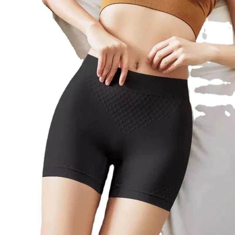 Summer Women Safety Shorts Pants Seamless Thin Ice Silk High Waist Panties Seamless Anti Emptied Boyshorts Girls UnderwearXJ250111