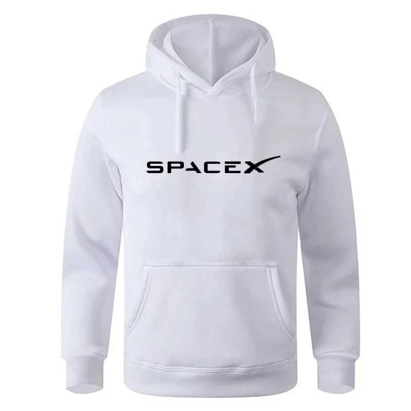Space X Space Travel Printed Hoodies Mens and Womens Wool Sweatshirts Loose Cotton Hoodies Mens Hip Hop Style Sweatshirts Fashion W250110