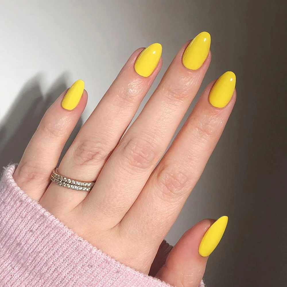 24pcs short false nail Red Oval Nail minimalist style press on nails suitable for women and girls daily wear reusableXJ250110