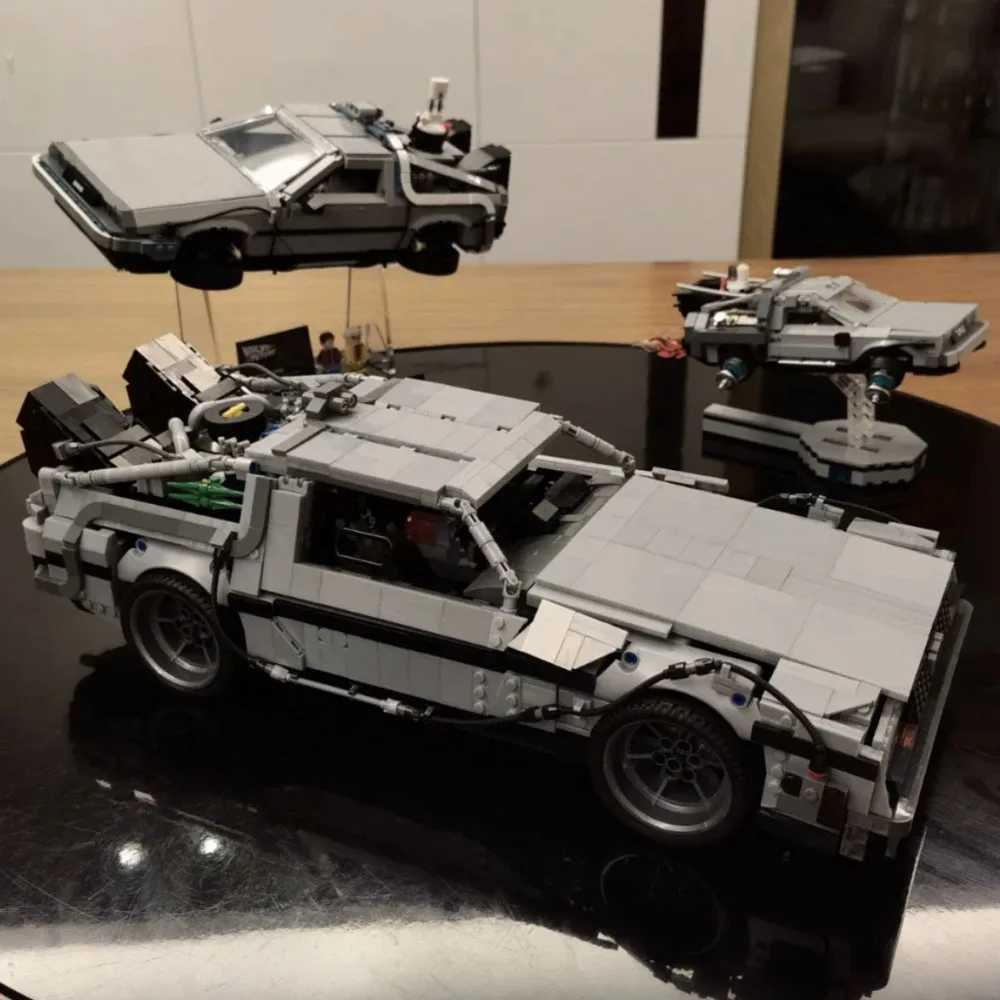2024 NEW Back to the Future Time Machine Compatible 10300 Building Blocks Technical Car Bricks Construct Toys Gifts Spot goodsXJ250102