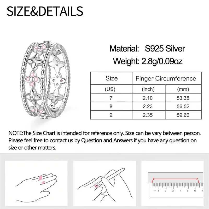 925 sterling silver fashionable sunflower sun and moon wide ring classic heart-shaped crown womens ring elegant party jewelry gift W250111