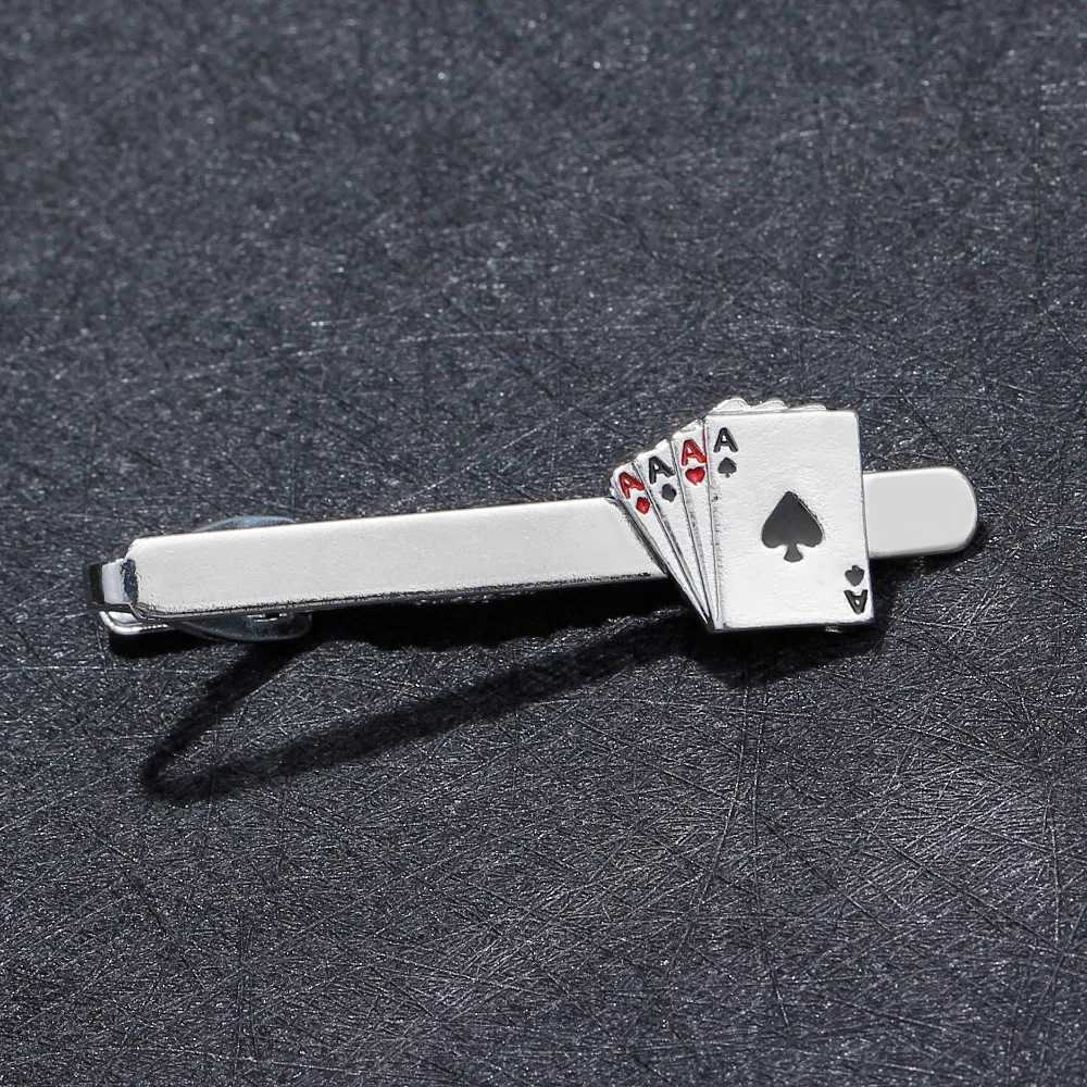 Enamel tie clip mens groove clip cufflink set mens tie clip W250111