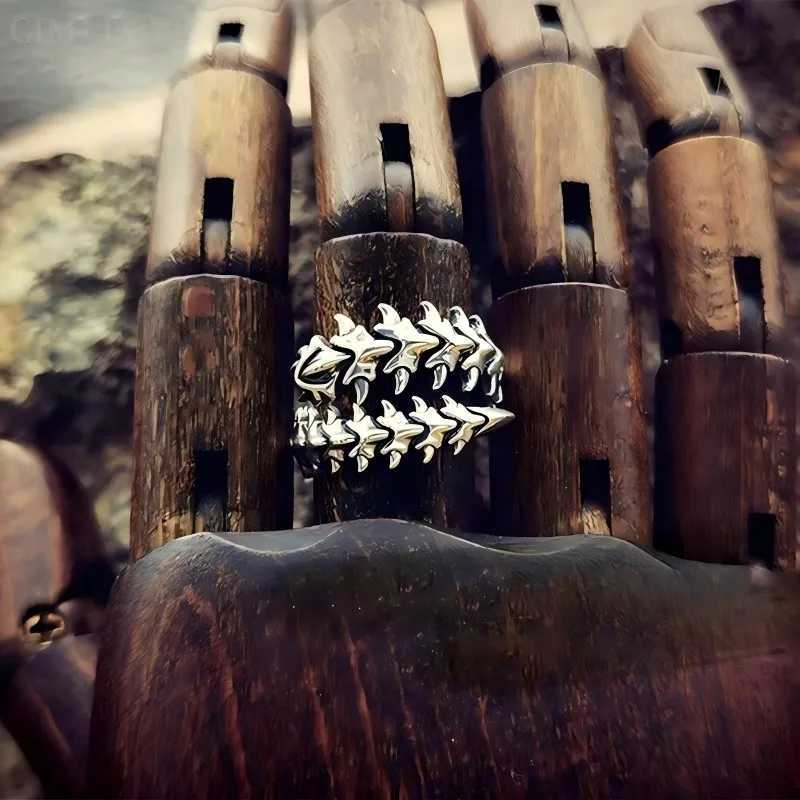 Tokyo Ghoul Ring Kaneki Ken Role Playing Adjustable Open Neutral Punk Jewelry Gift Prop Accessories W250111