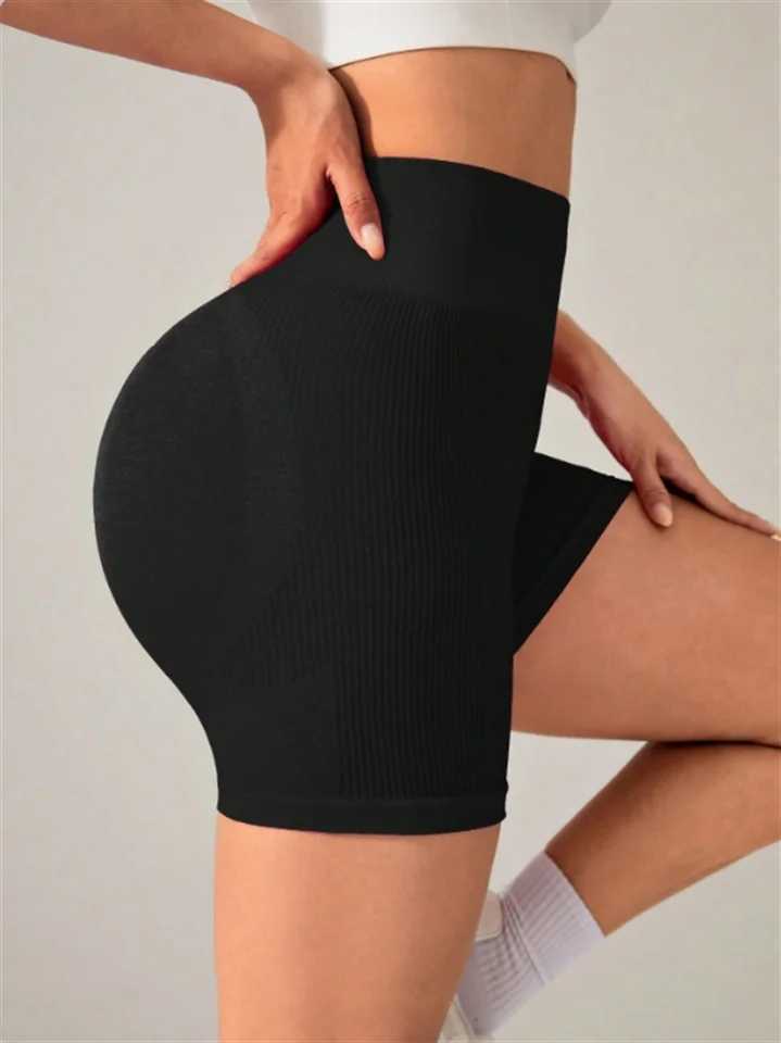 Yoga pants for women slim fit and hip lifting seamless knit sports and fitness shorts tight pants peach hip high waist yogaXJ250111