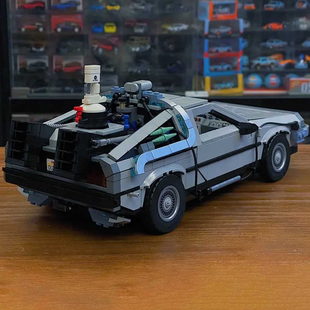 2024 NEW Back to the Future Time Machine Compatible 10300 Building Blocks Technical Car Bricks Construct Toys Gifts Spot goodsXJ250102