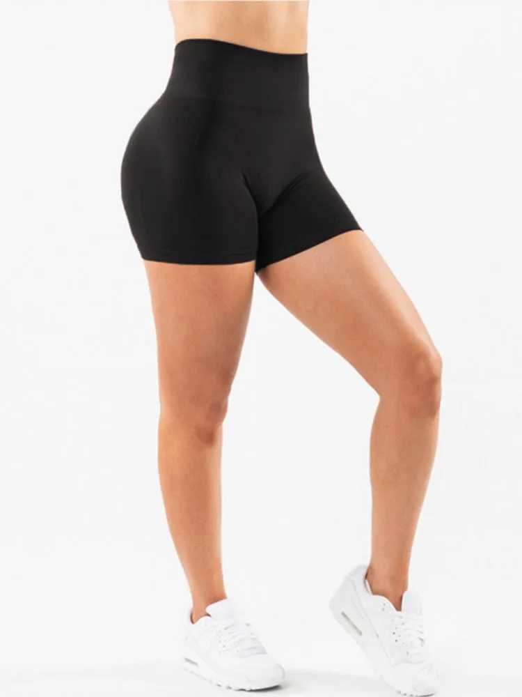 Seamless Peach Hip Lifting Yoga Sports ShortsXJ250111