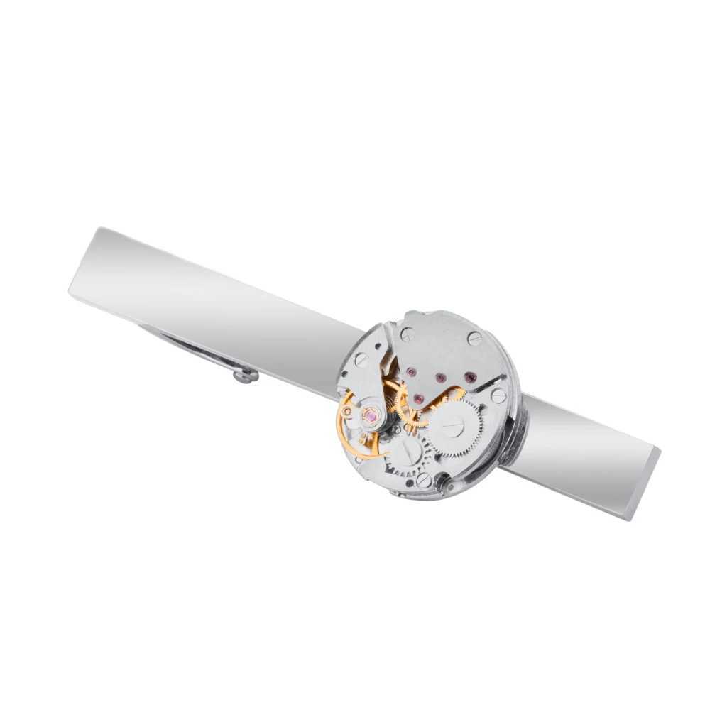 NVT Tie Clip Metal Necklace Clip Pin Buckle Busin Wedding Gift Tie Clip Mens Jewelry W250111