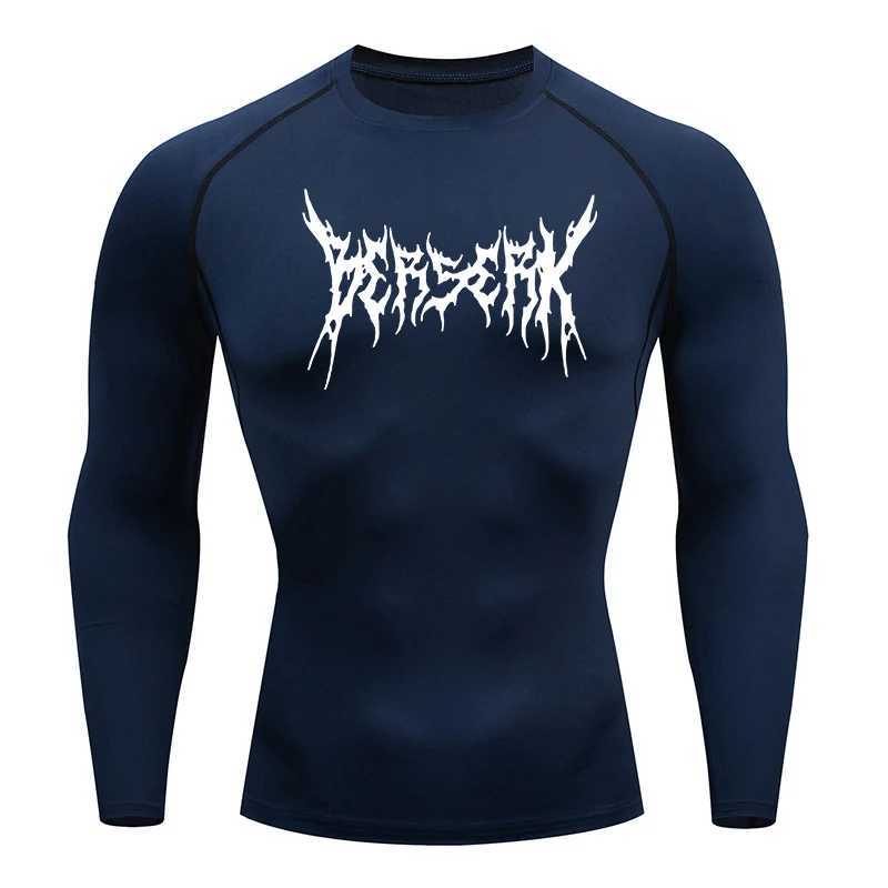 Mens sports fast dry compression shirt Berserk printed T-shirt top underwear W250111