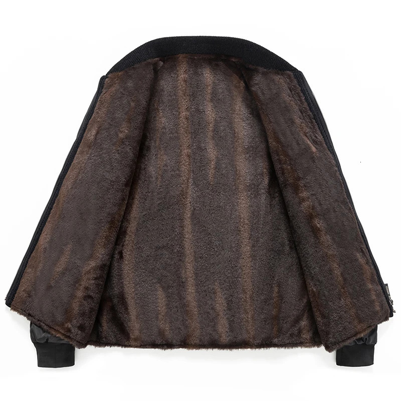 2024 arrival winter jacket men fashion Woolen Coat Mens Casual detachable fur collar Wool trench coat Men Dress Jacket 250107